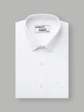 AlayacOtton_ White Shirt & Big Border Dhoti 3.80 Mtr