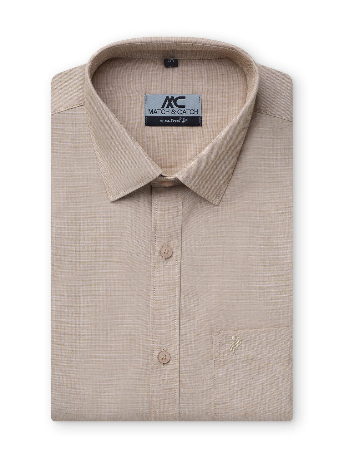 Men's wear combo pack features cream color polyester full-sleeve